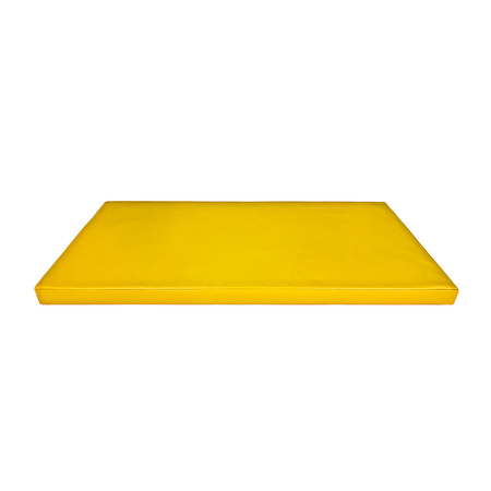Materac gimnastyczny UNDERFIT 120 x 60 x 6 cm miękki żółty